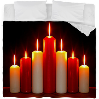Candle Arch Fleece Bed Blanket