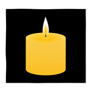 Candle Custom Size Floor Mat