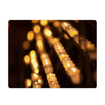 Candles In Temple Bath Mat