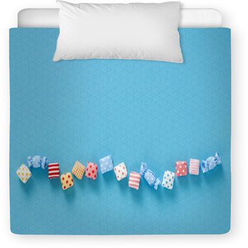 Candy colorful caramel background material Toddler Duvet
