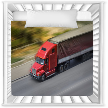 Cargo Truck Baby Crib Comforter