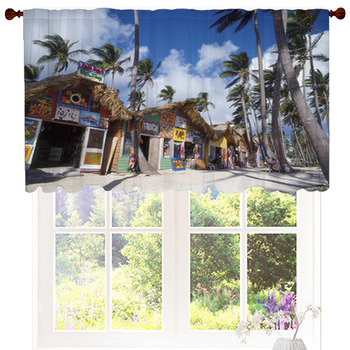 Caribbean Architecture Custom Size Valance