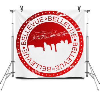 Carimbo Bellevue Washington Usa Fleece Backdrop