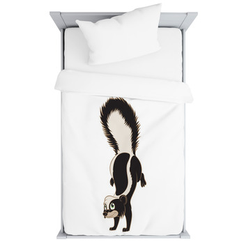 Cartoon Skunk Toddler Duvet