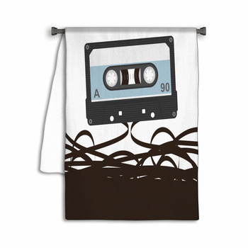 Cassette With Unwound Film Vector Illustration Towel