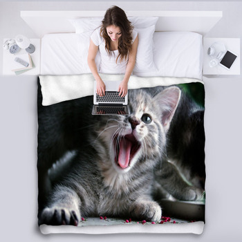 Cat Fleece Blanket