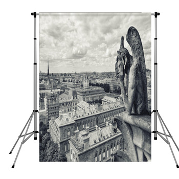 Cathedral Of Notre Dame In Paris Pole Pocket Backdrop
