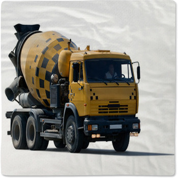 Cement Mixer Truck Baby Blanket