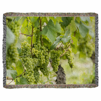 Chardonnay - Francia, Borgogna Woven Throw Blanket