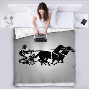 Chariot Logo Fleece Blanket