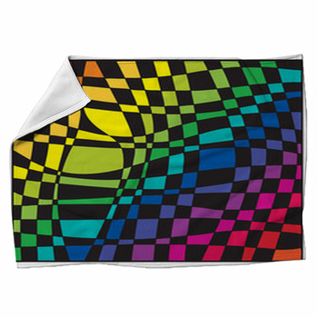 Chessboard Color Fleece Blanket