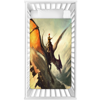 Dragon crib bedding top