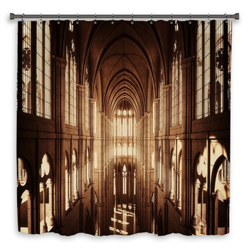 Chiesa Cattedrale Gotica Custom Size Shower Curtain