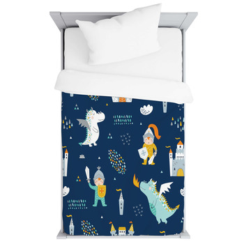 medieval crib bedding