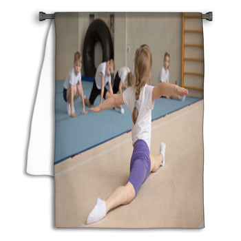 Children Sport Physical Gymnast Gymnastics Towel