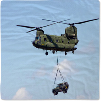 Chinook Helicopter Baby Blanket