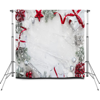 Christmas And New Year Holiday Custom Size Backdrop