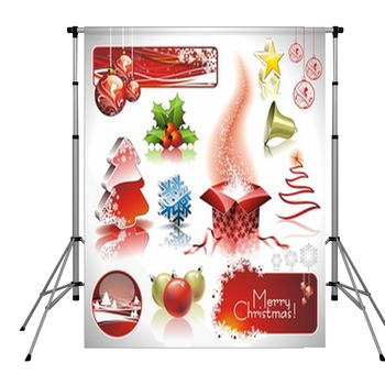 Christmas Collection With 3d Pole Pocket Backdrop