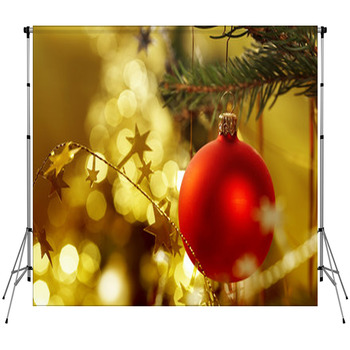 Christmas Decoration Fleece Backdrop