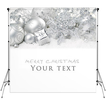 Christmas Decoration Fleece Backdrop