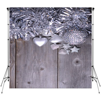 Christmas Ornaments And Gift Custom Size Backdrop