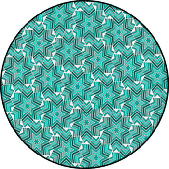 Christmas Themed Paper Round Rug