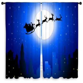 Christmas Window Curtains