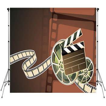 Cinema Abstract Background Custom Size Backdrop