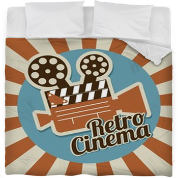 Cinema Design Fleece Bed Blanket