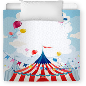 circus cot bedding