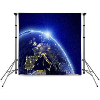 City Lights - Europe Pole Pocket Backdrop