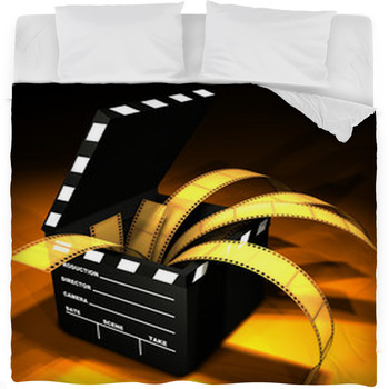 Clapboard open Box Fleece Bed Blanket