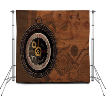Clockwork Custom Size Backdrop