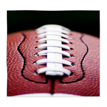 Close Up Of An American Football Custom Size Floor Mat