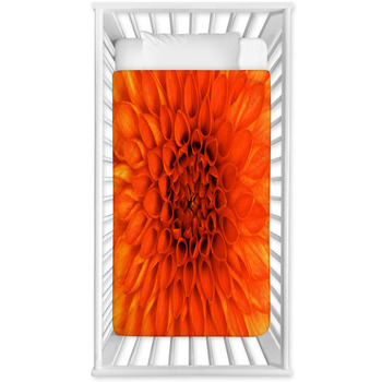 Closeup Flower Baby Crib Comforter
