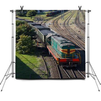 Coal Transport Fleece Backdrop