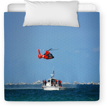 Coast Guard Rescue Operation Toddler Duvet