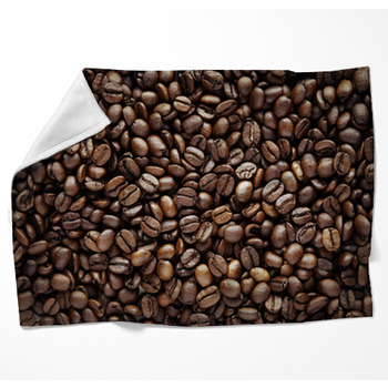 Coffee Beans Woven Throw Blanket