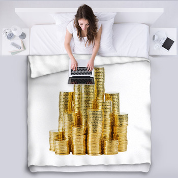 Coin Fleece Blanket