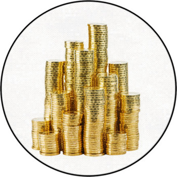 Coin Round Rug