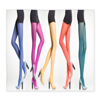 Collection Of Colorful Stockings Custom Size Floor Mat