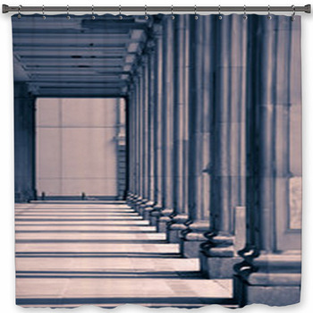 Colonnade Of Ancient Columns Shower Curtain