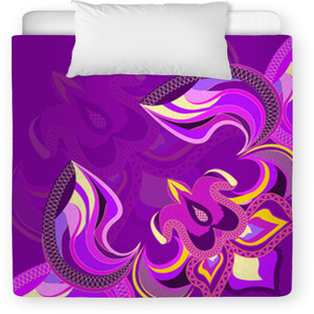 Color Background With Ornament Toddler Duvet