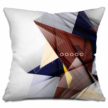 Blue And Brown Throw Pillows Cases Shams