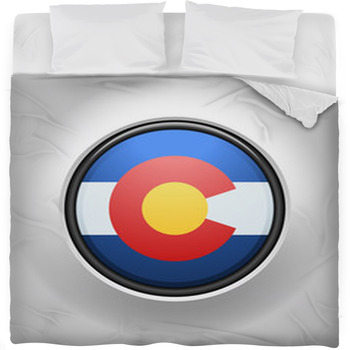 Colorado Button Fleece Bed Blanket