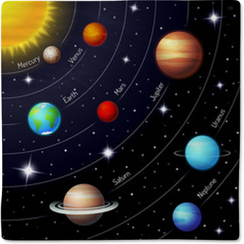 outer space baby bedding