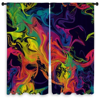 Colorful Window Curtains