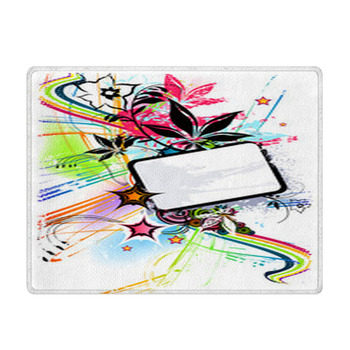 Colour Burst Frame Bath Mat