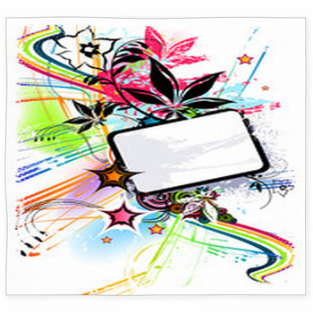 Colour Burst Frame Custom Size Floor Mat