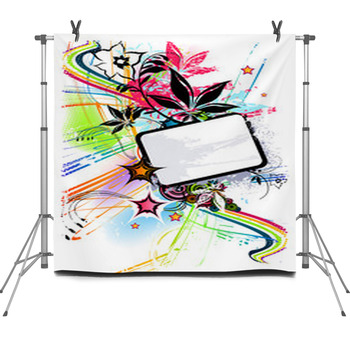 Colour Burst Frame Fleece Backdrop